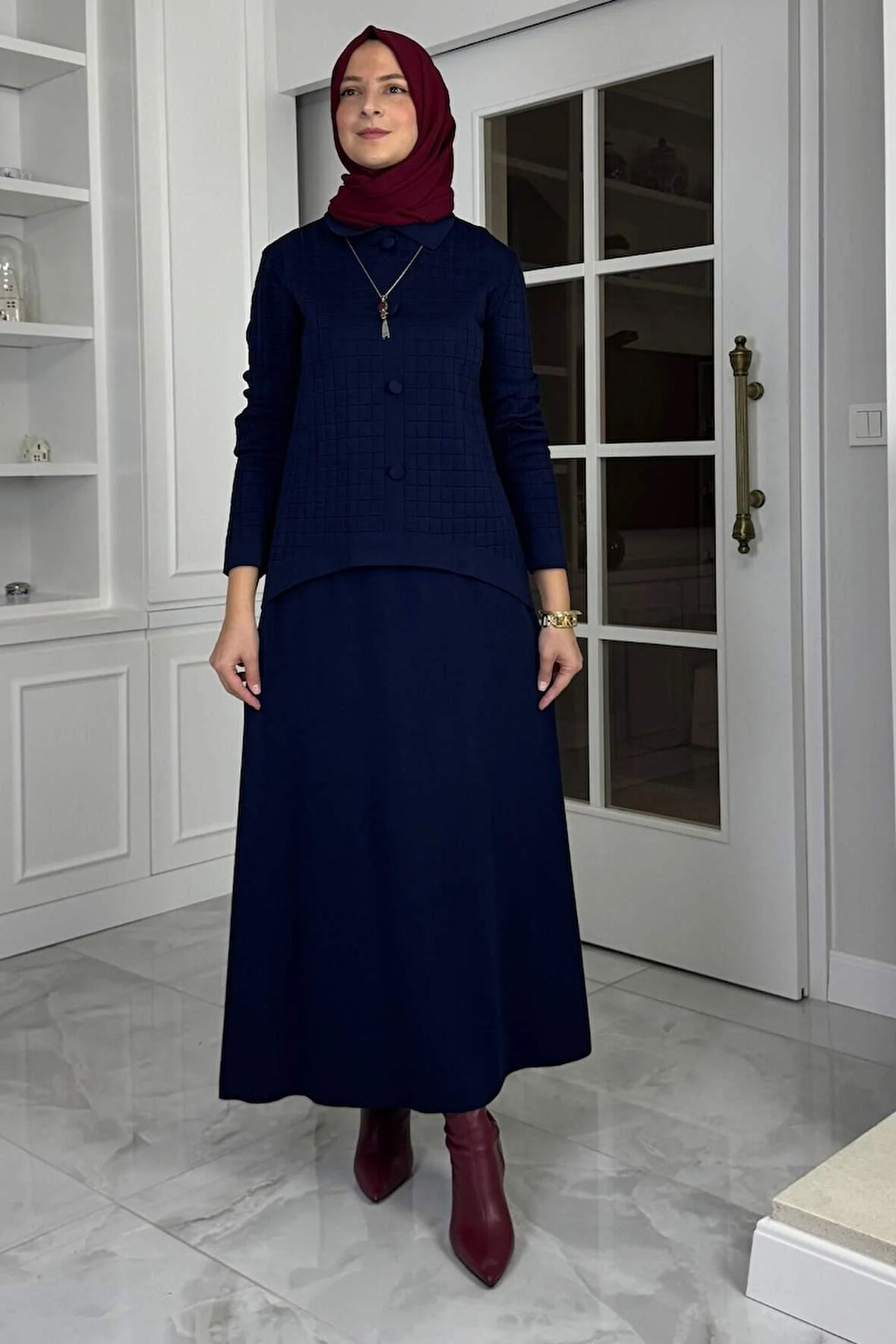 Kumsal Triko Takım Lacivert