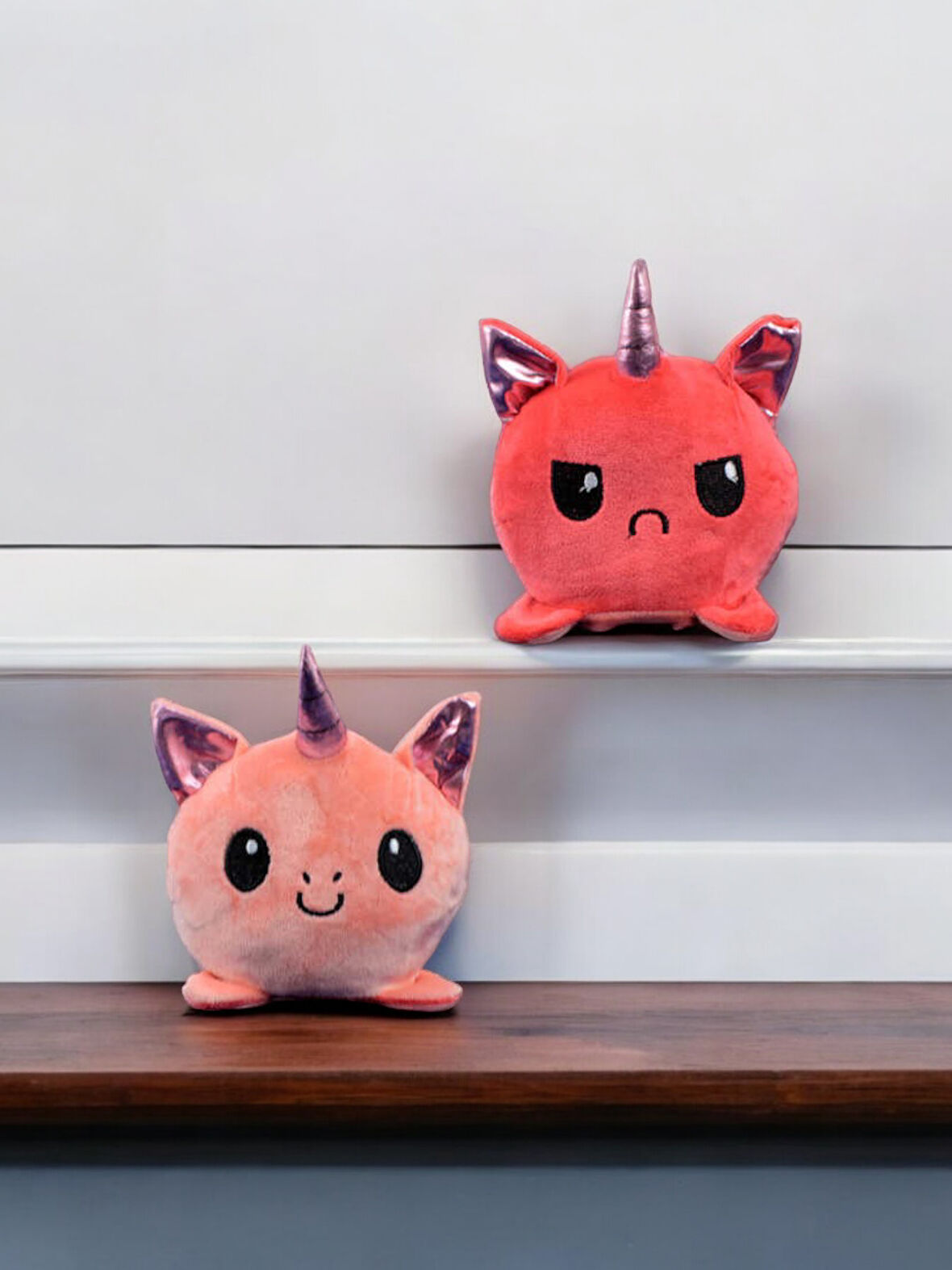 Çift Taraflı Asorti Unicorn Peluş 25CM