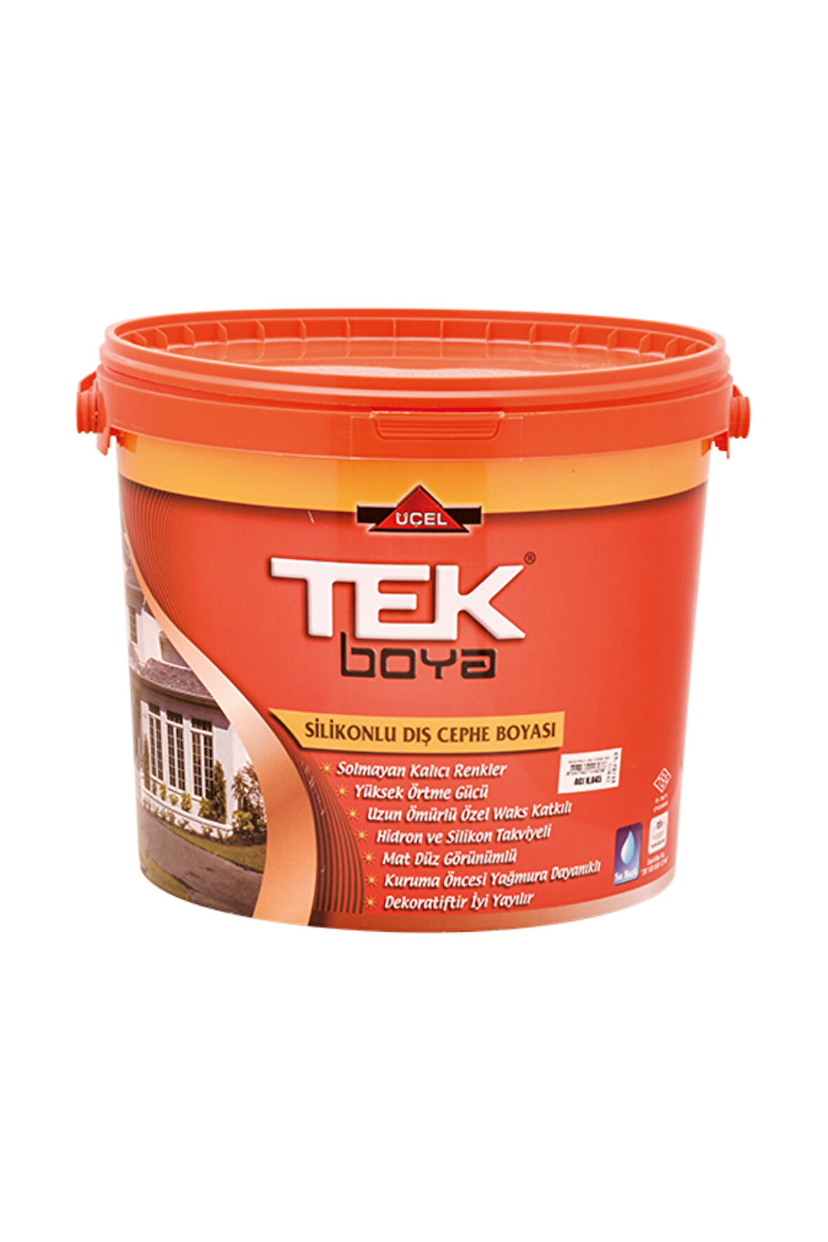 TEK SİLİKONLU DIŞ CEPHE BOYA BEYAZ 15LT