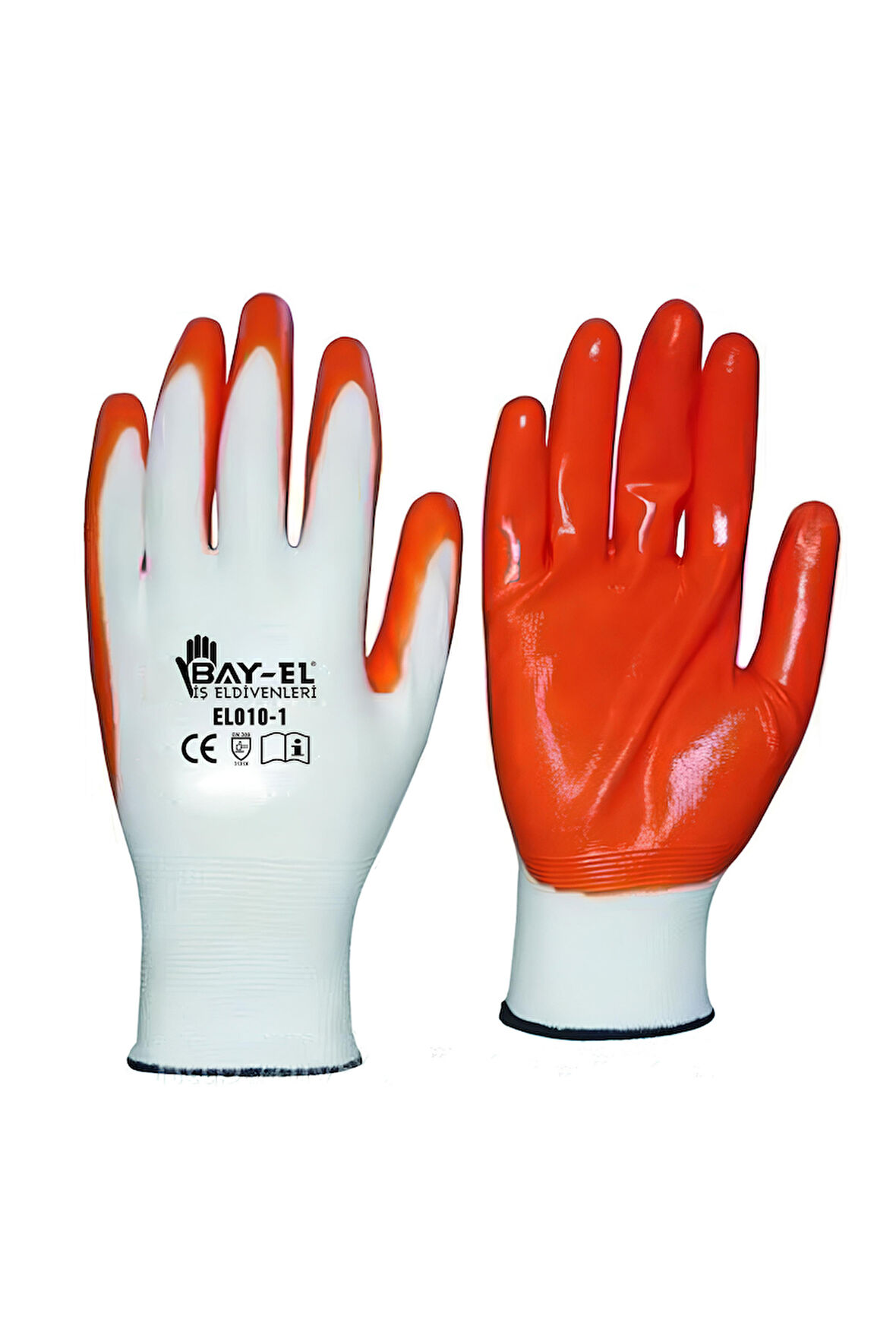 BAY-TEC ELDİVEN EKSTRA  10  (Beyaz - Turuncu)