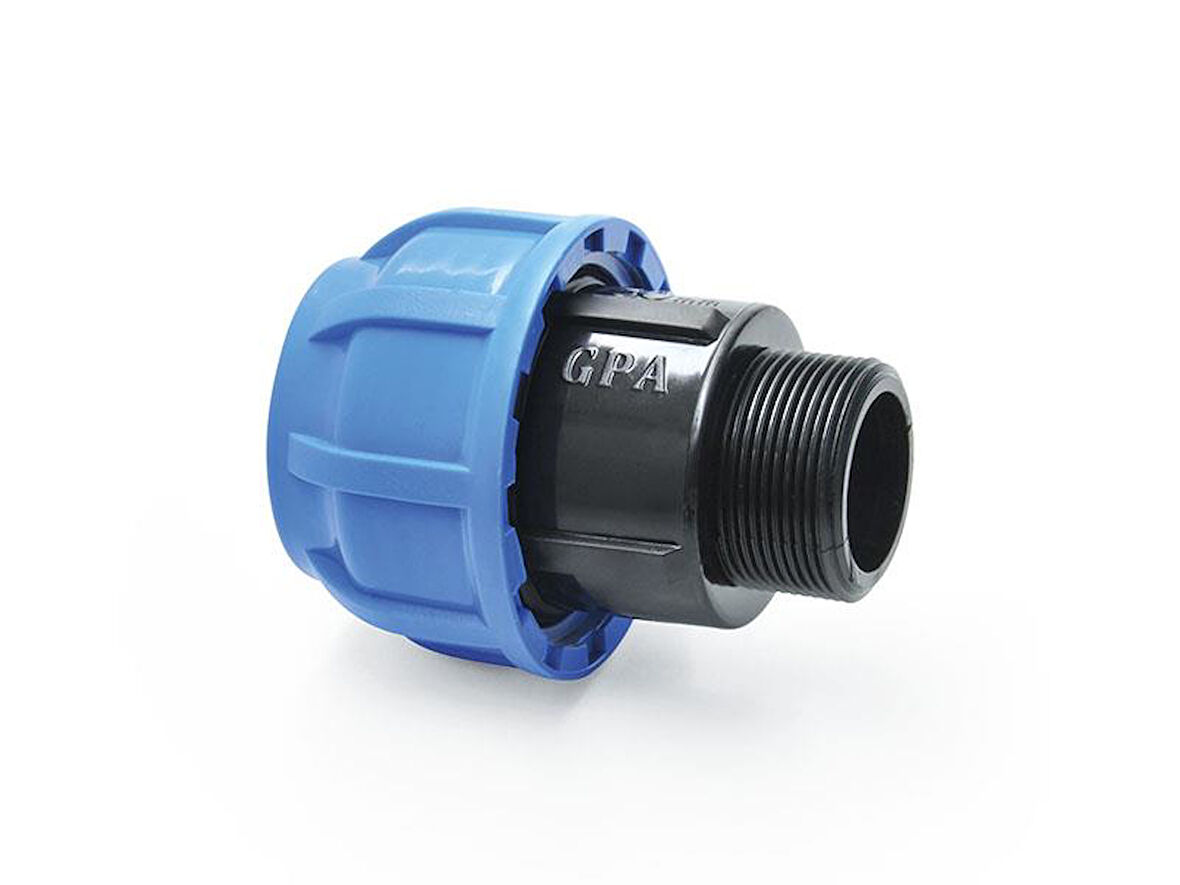 PLASTİK KAPLİN ERKEK 63x1½”mm