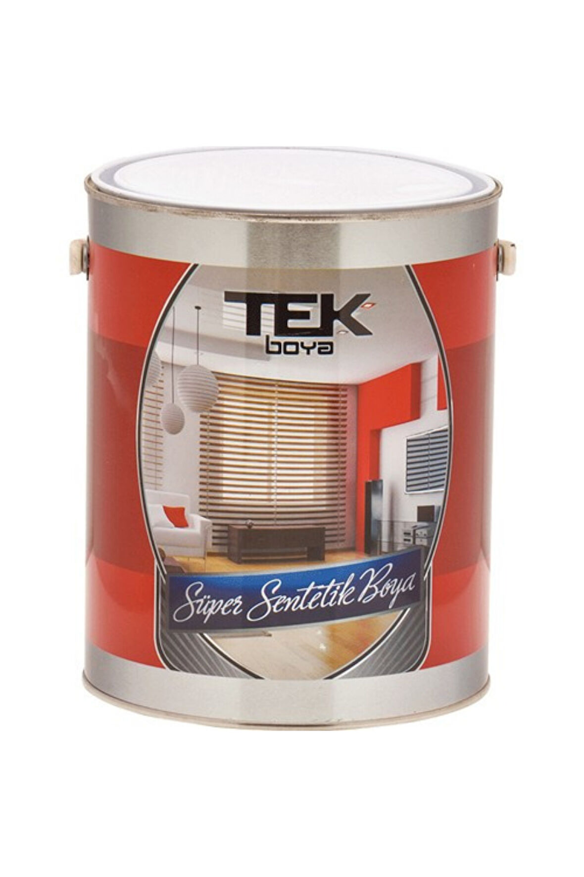 TEK SÜPER LÜKS SENTETİK YAĞLI BOYA BEYAZ 0,750Lt