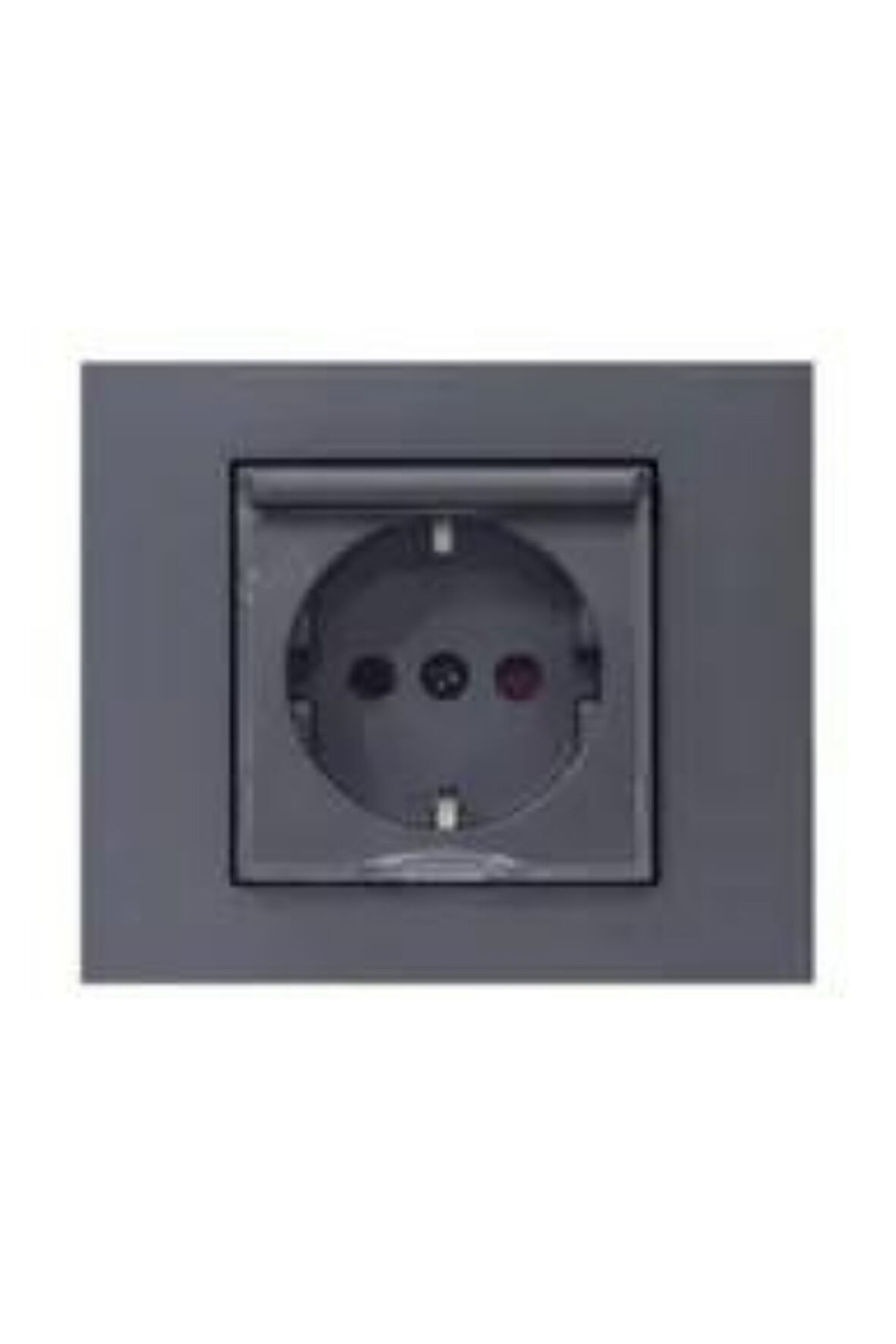 OVİVO FÜME KAPAKLI TOP. PRİZ M+K