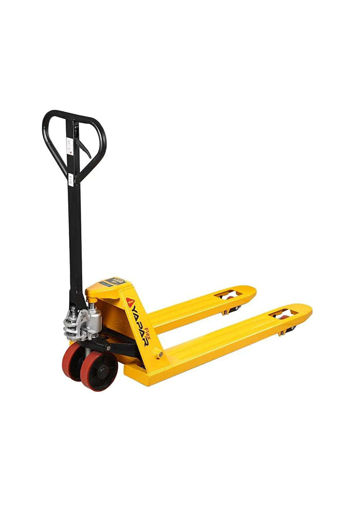 YAPAR TRANSPALET SARI FLEX PU KIRMIZI TEKERLEK 2.5 TON