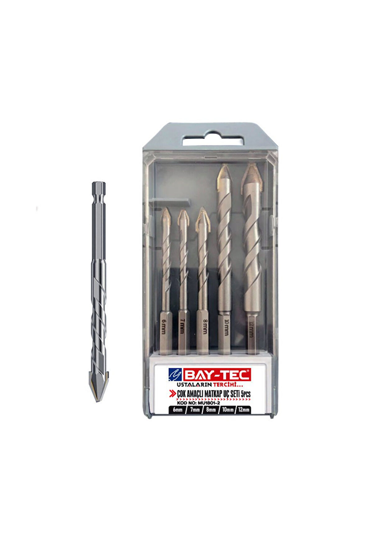 BAY-TEC ÇOK AMAÇLI MATKAP UÇ SETİ 5 PARÇA
