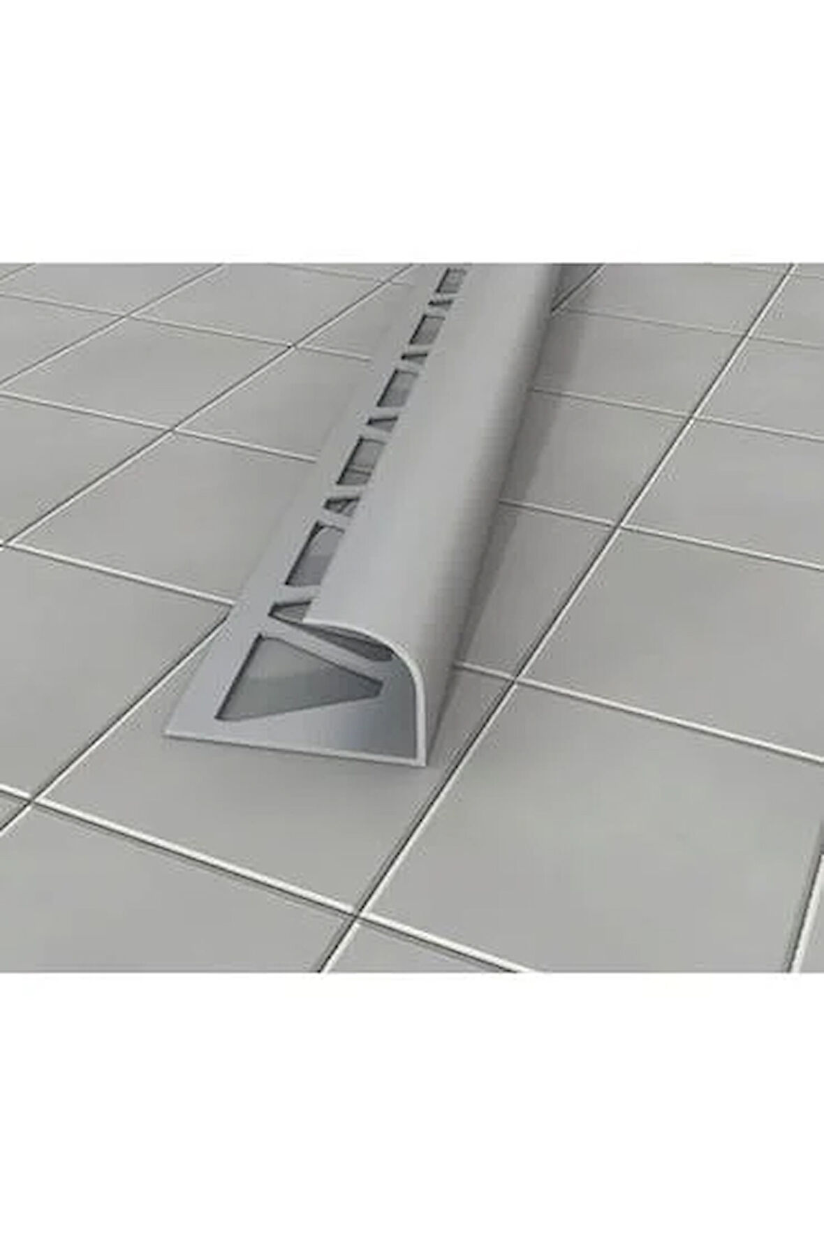 12 MM ALM. MAT GRİ SERAMİK KÖŞE PROFİLİ