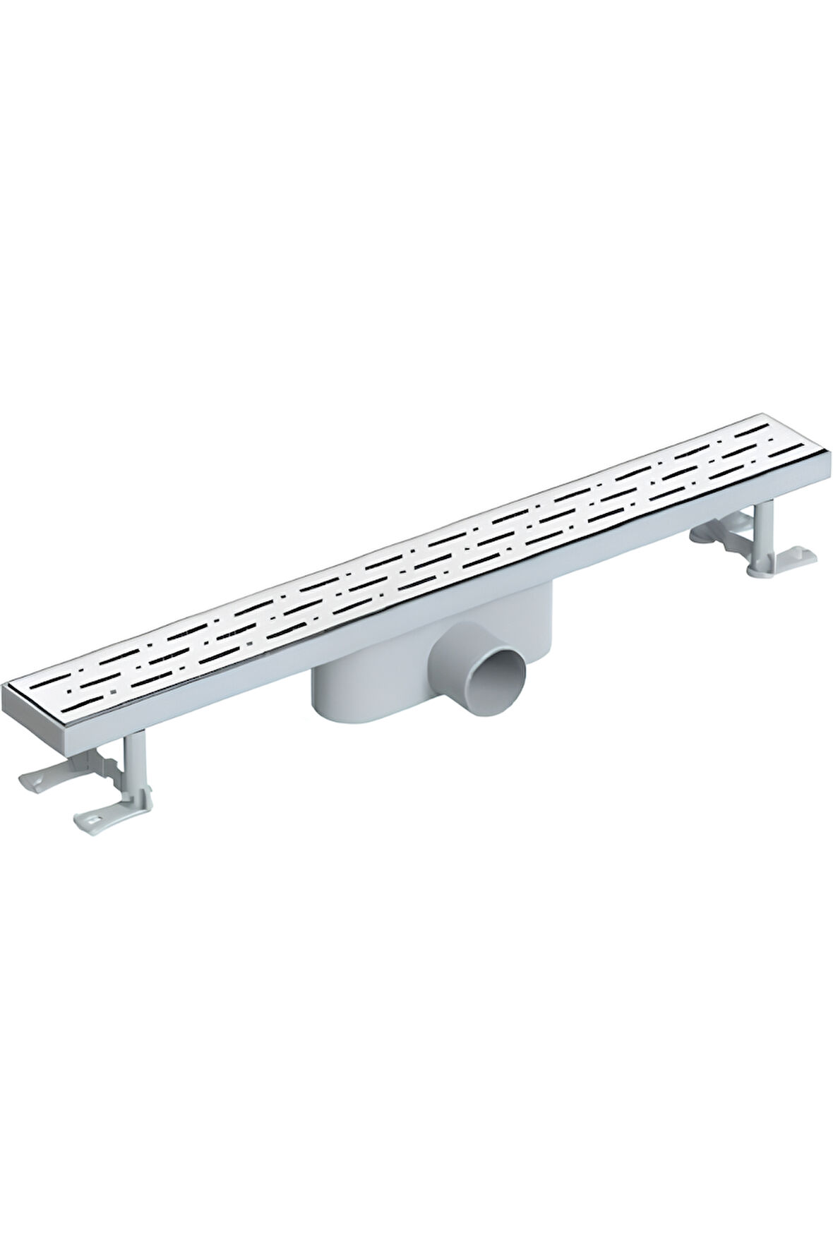 PLS 60 CM KLASİK DİRSEKLİ SABİT KLEPESİZ DUŞ KANALI Y.Ç. Q50