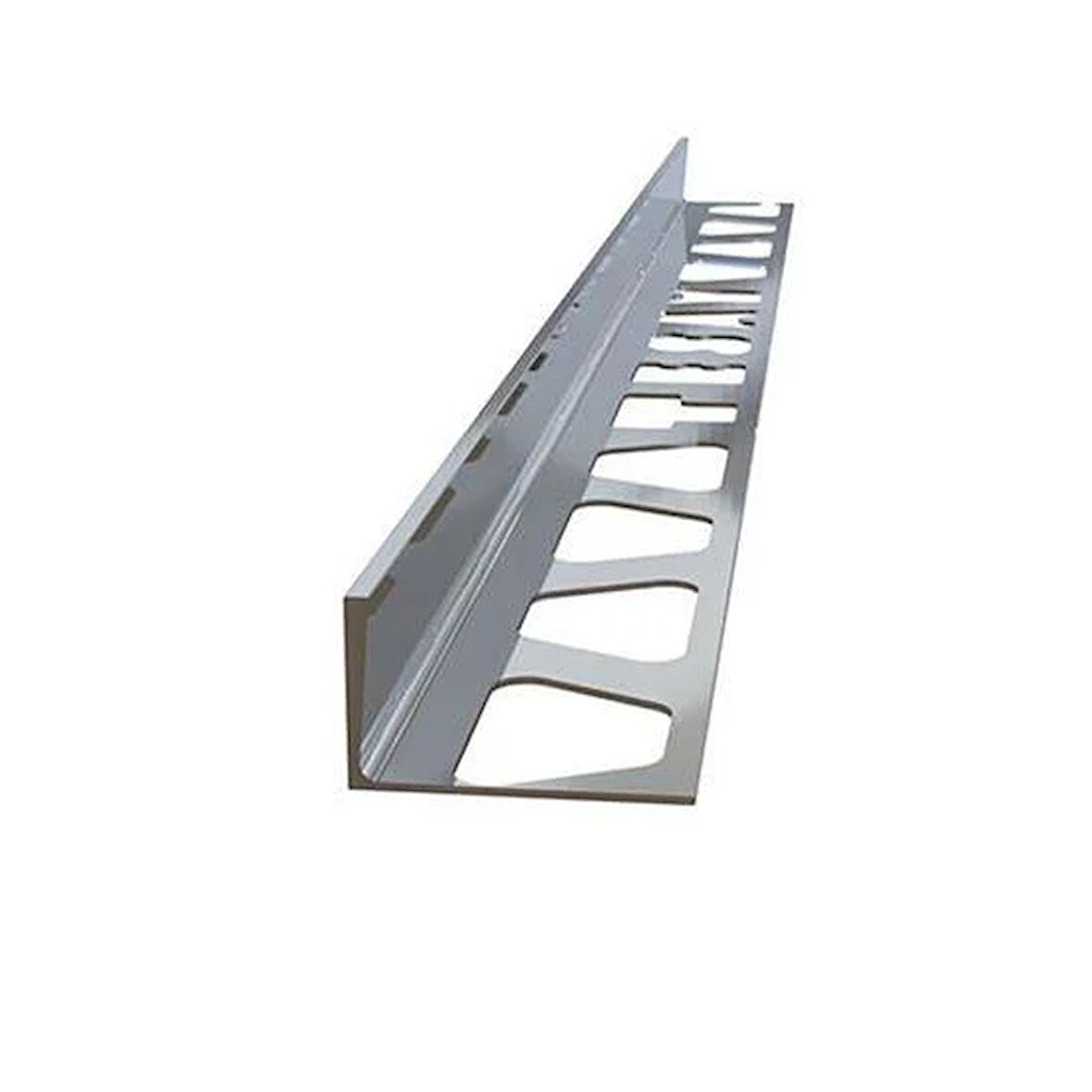 12 MM ALM.PARLAK GRİ SERAMİK L BİTİM PROFİLİ