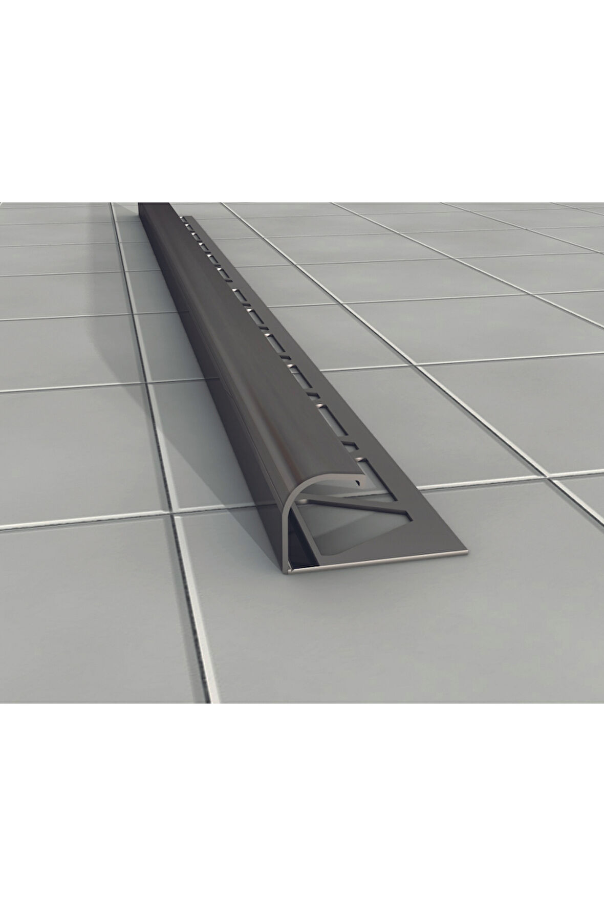 10 MM ALM. SERAMİK DIŞ KÖŞE PROFİLİ SİYAH MAT 2.7m Boy