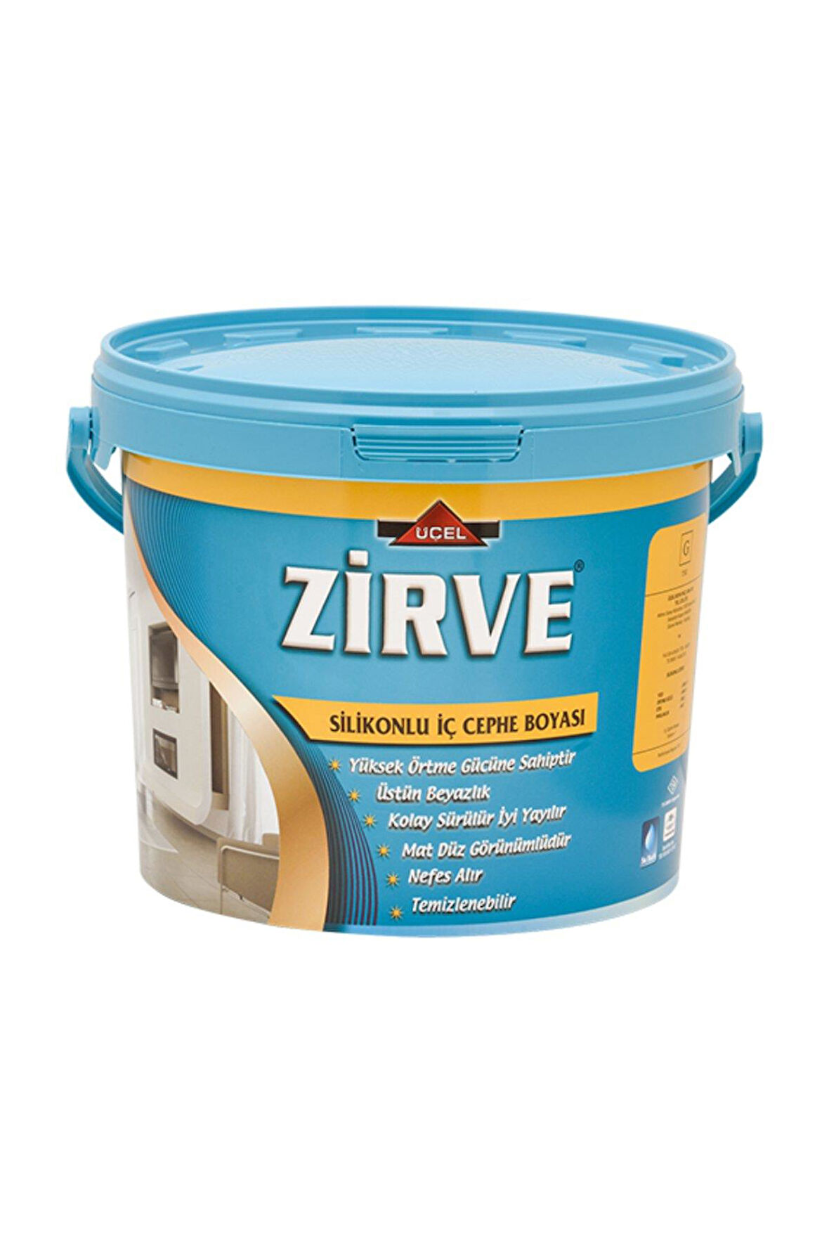 ZİRVE SİLİKONLU PLASTİK İÇ CEPHE BOYASI 10/1