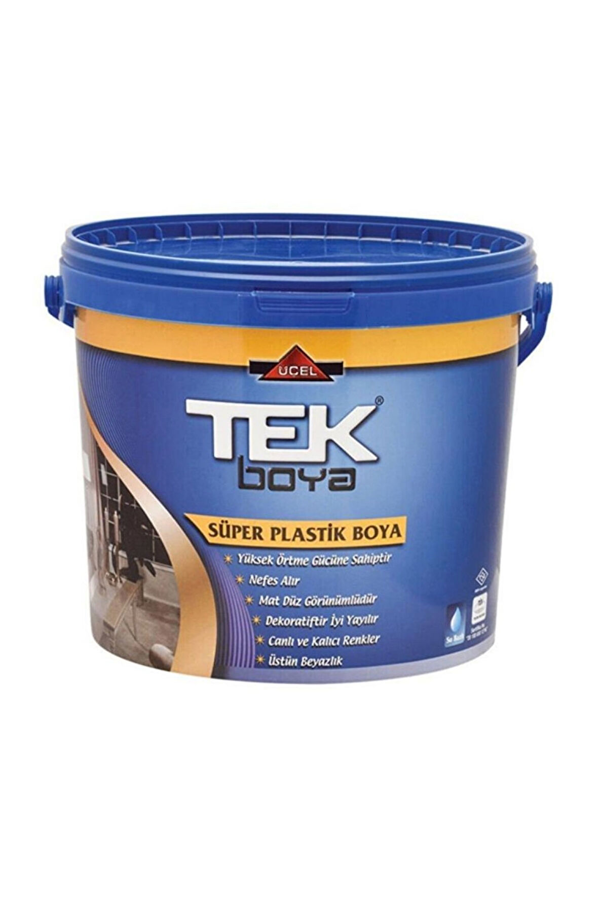 TEK SÜPER SİYAH PLASTİK BOYA 20/1