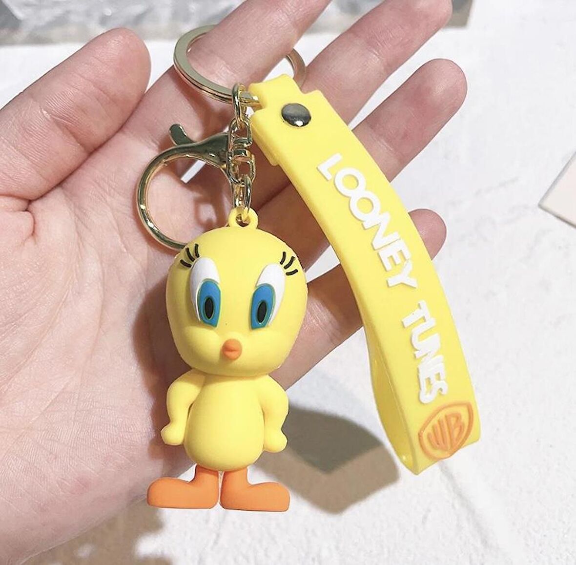 Tweety 3D Karakter Silikon Anahtarlık