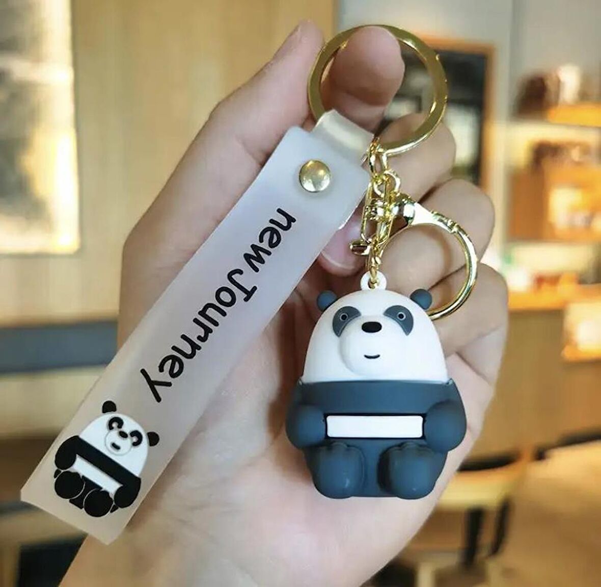 Kafadar Ayılar Silikon Anahtarlık  ve Çanta Süsü 1 ADET