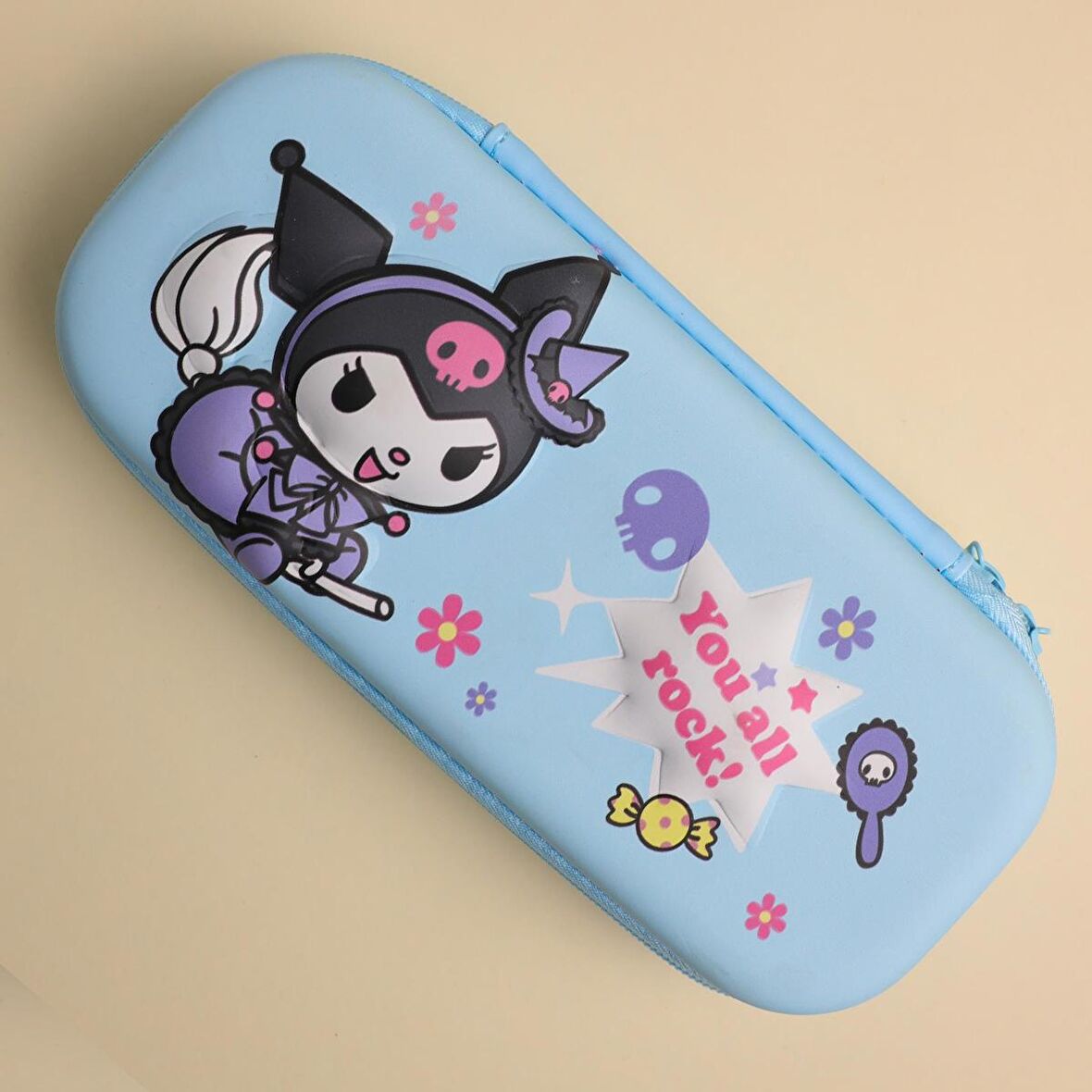 Kawai Sanrio  Kuromi Mavi Kalem Kutusu