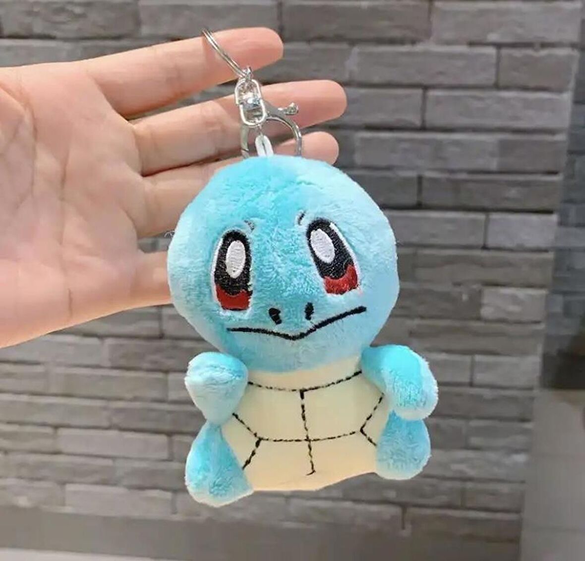 Peluş Pokemon Squirtle Anahtralık Çanta Süsü