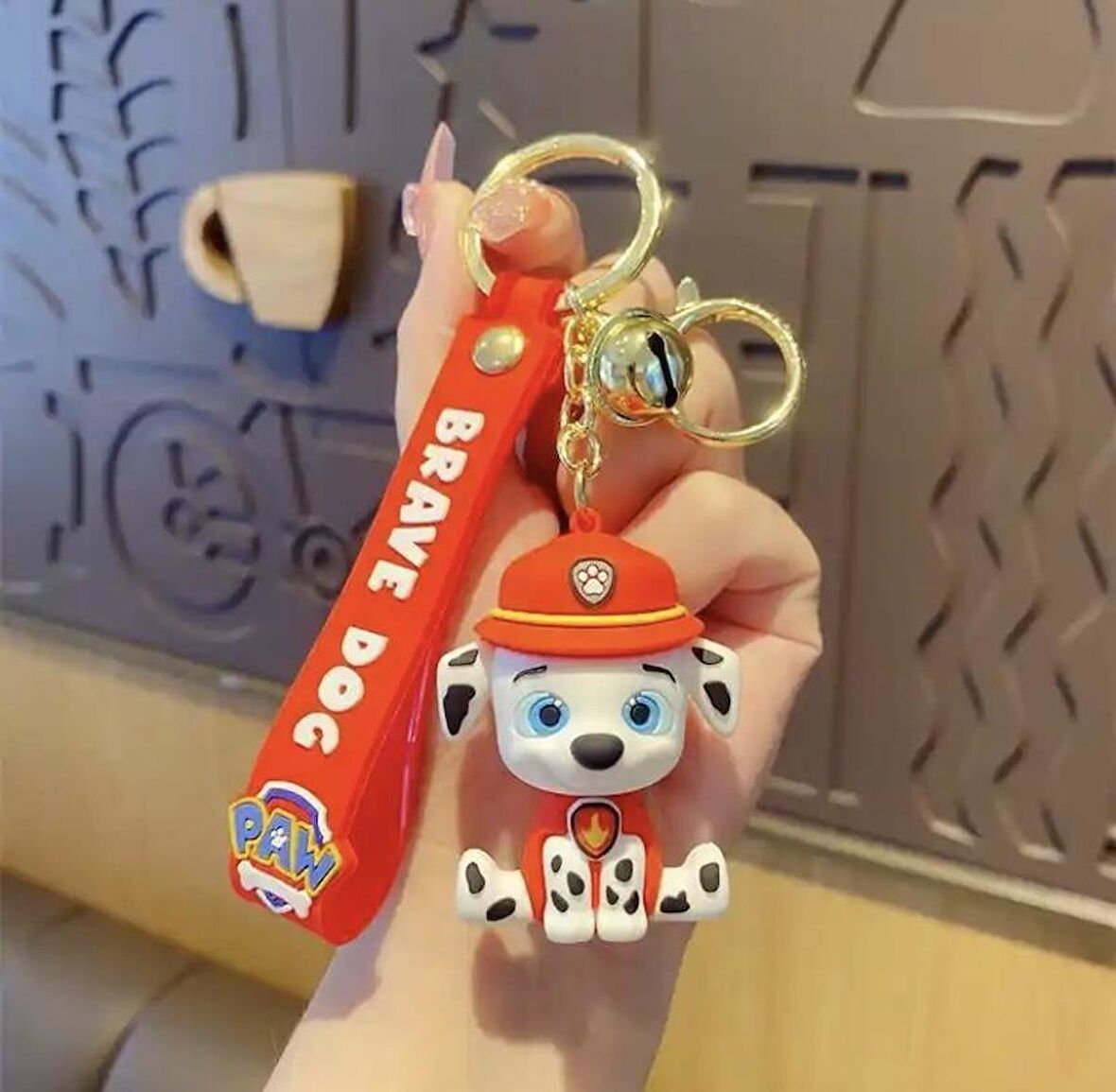 Paw Patrol Marshall Anahtarlık Ve Çanta Aksesuarı