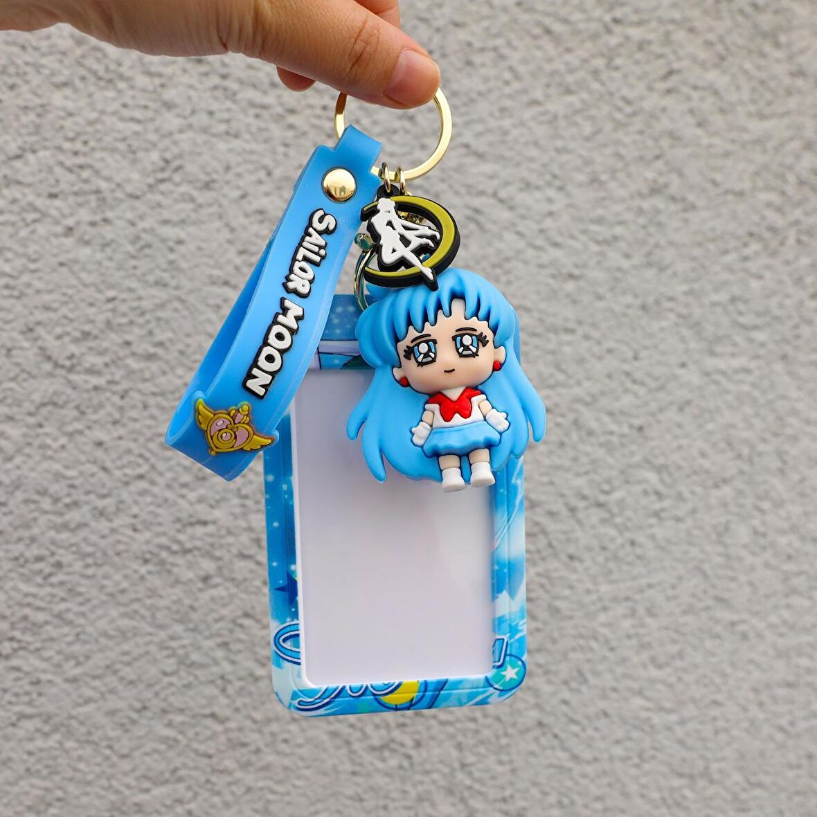 Sailor Moon Ay Savaşçısı Anime Karakter Anahtarlık Ve Çanta Aksesuarı  Kartlık