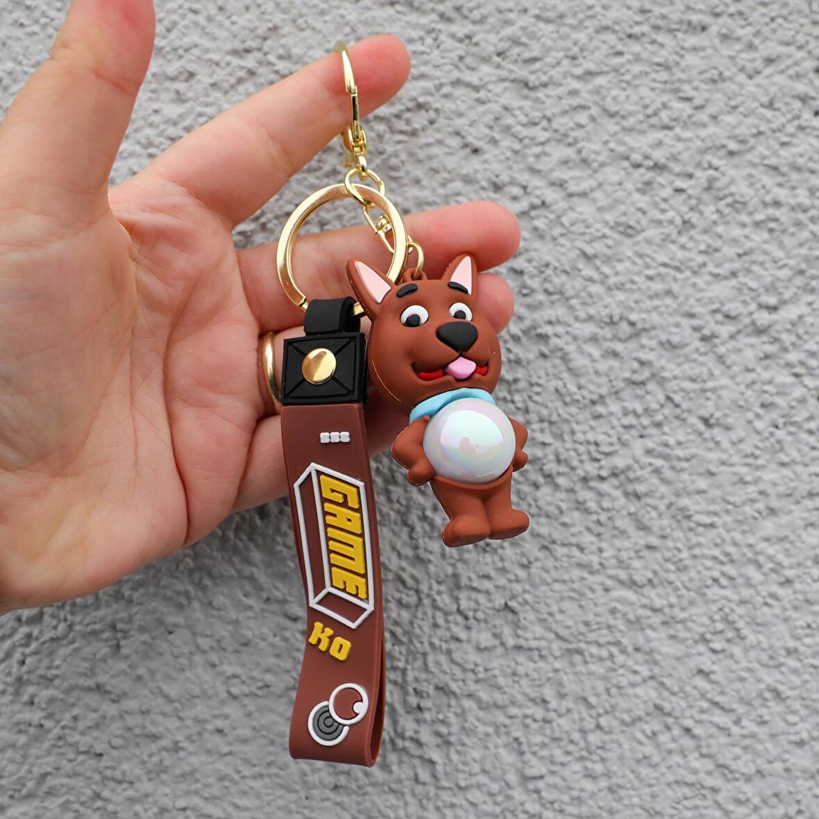 Sevimli Köpek Scooby Doo Işıklı Anahtarlık