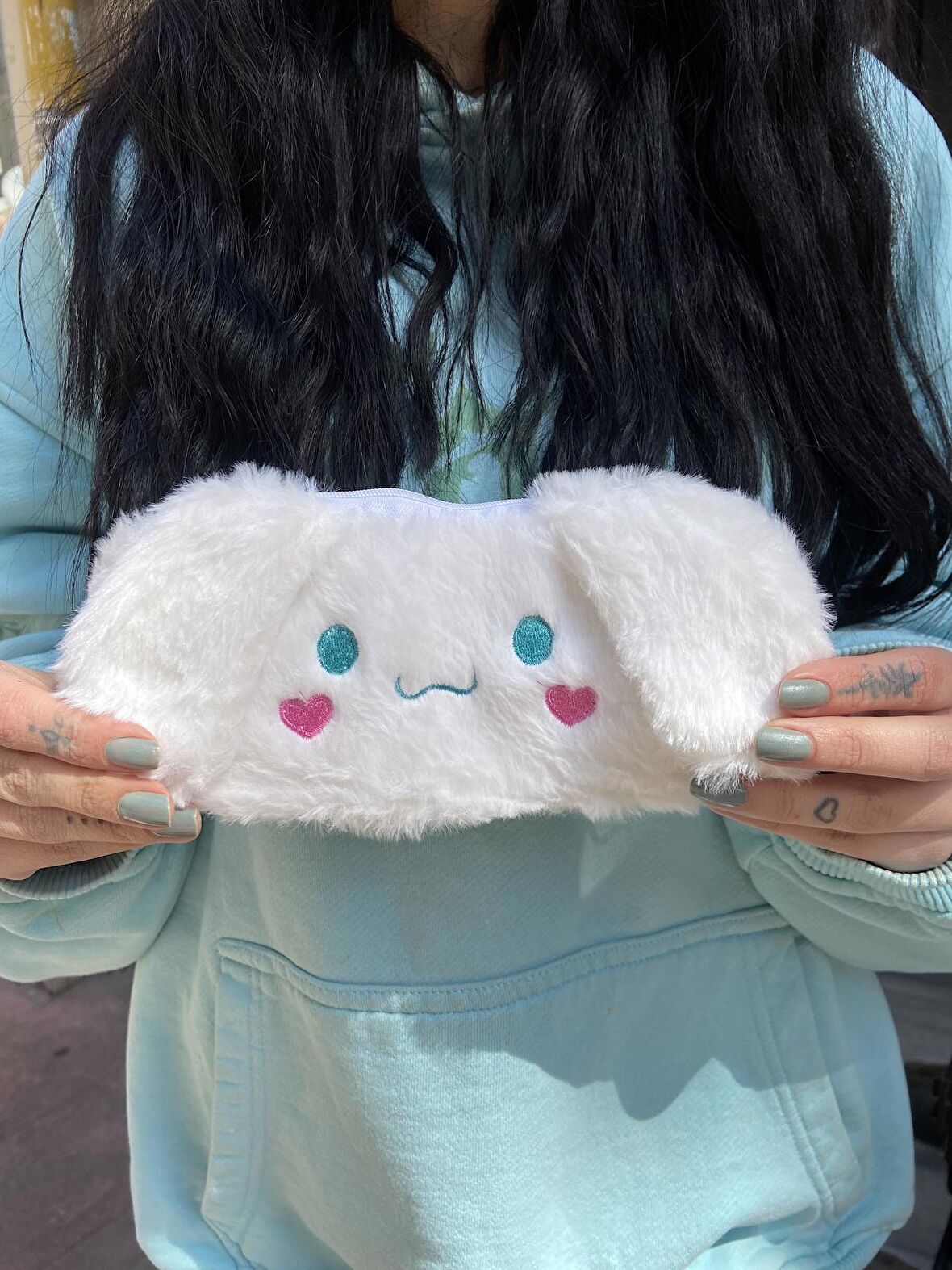 Sanrio  Cinnamaroll Mor Kalemlik Peluş