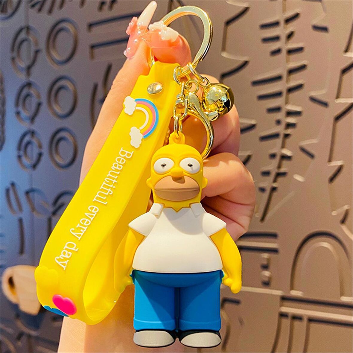 Simpsonlar Homer Anahtarlık Ve Çanta Aksesuarı