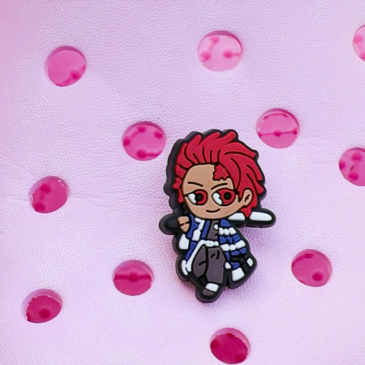 Demon Slayer Tanjiro Kamado Figür Tekli Terlik Süsü Aksesuar