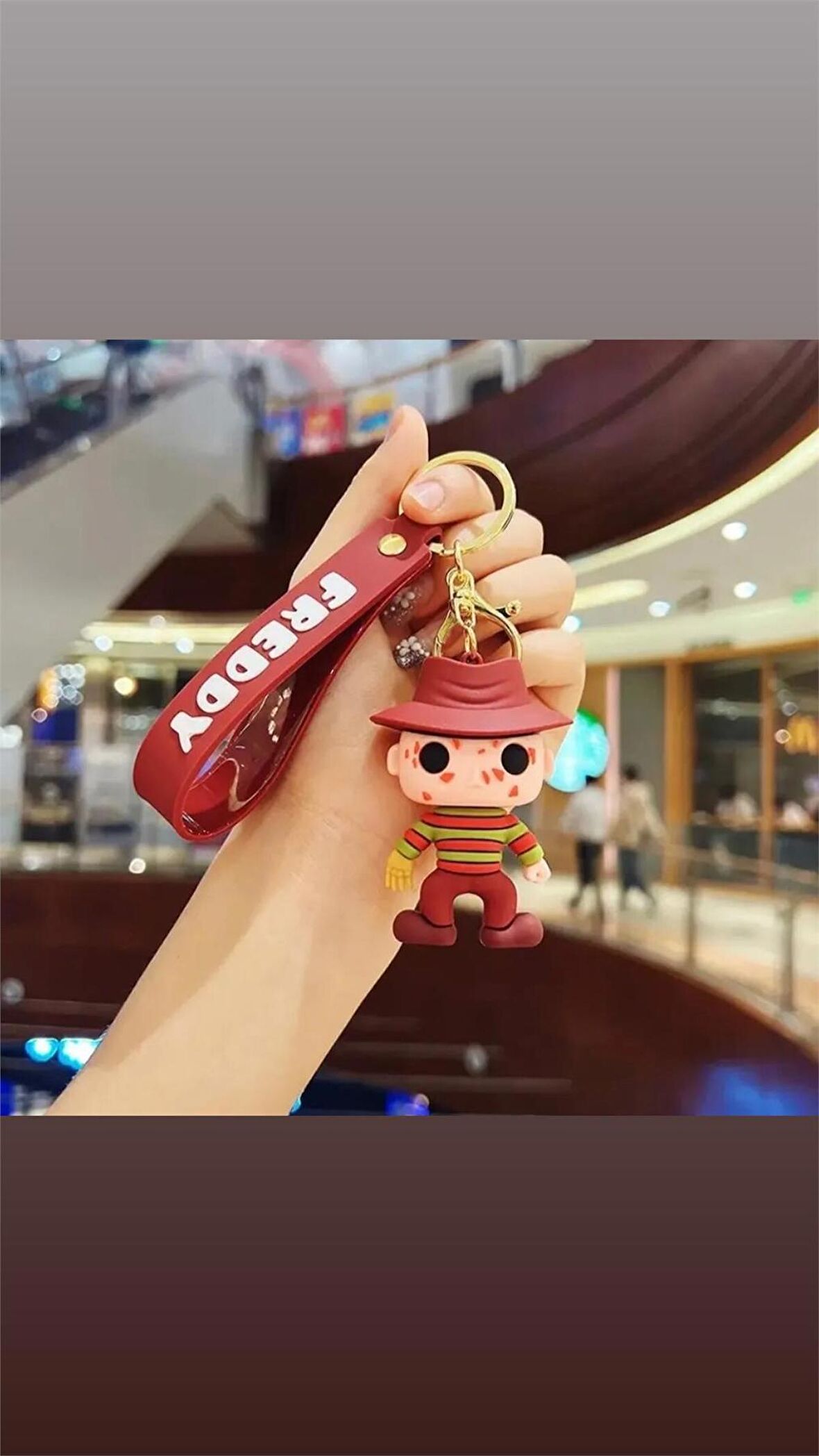 Elm Sokağı Kabusu Freddy Krueger Anahtarlık Ve Çanta Aksesuarı 