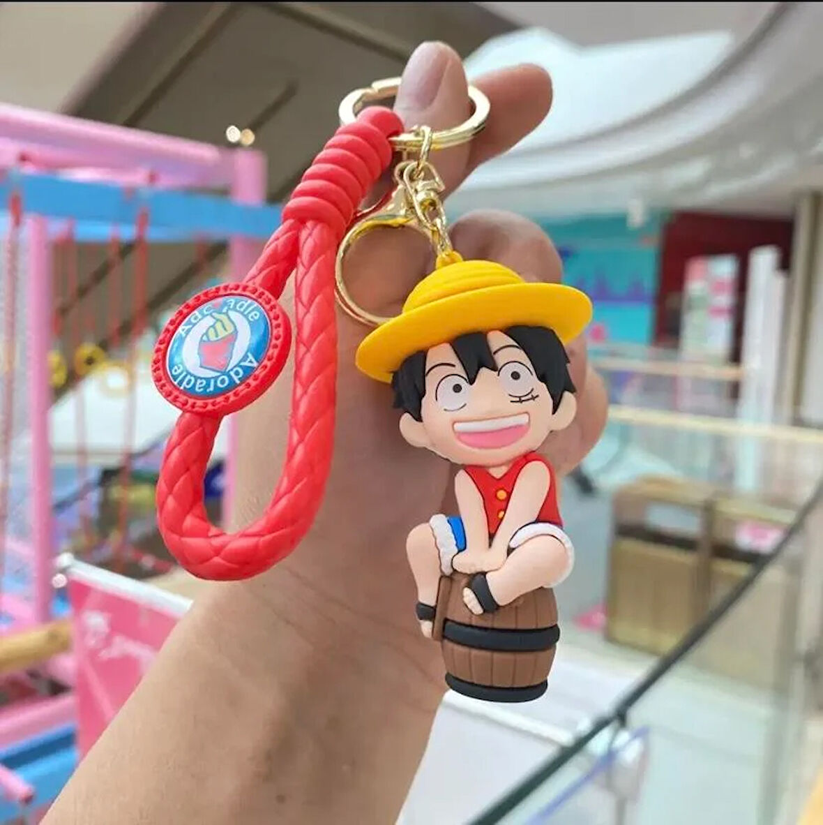 One Piece Anime Luffy  Anahtarlık Ve Çanta Aksesuarı