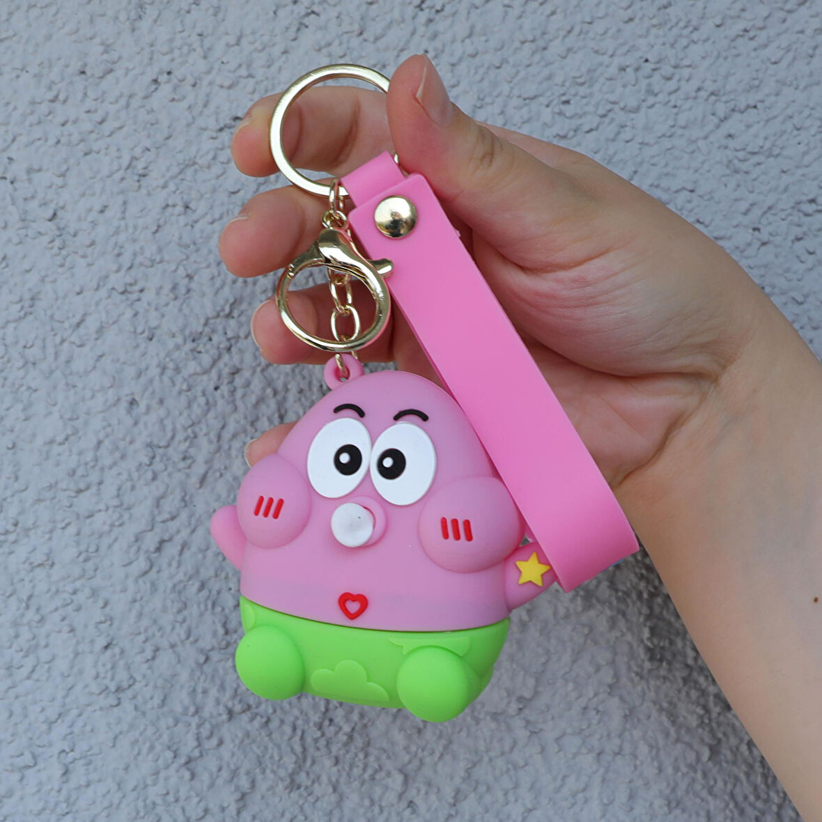 SüngerBob Stres  Atıcı  Anahtarlık  Çanta Süsü