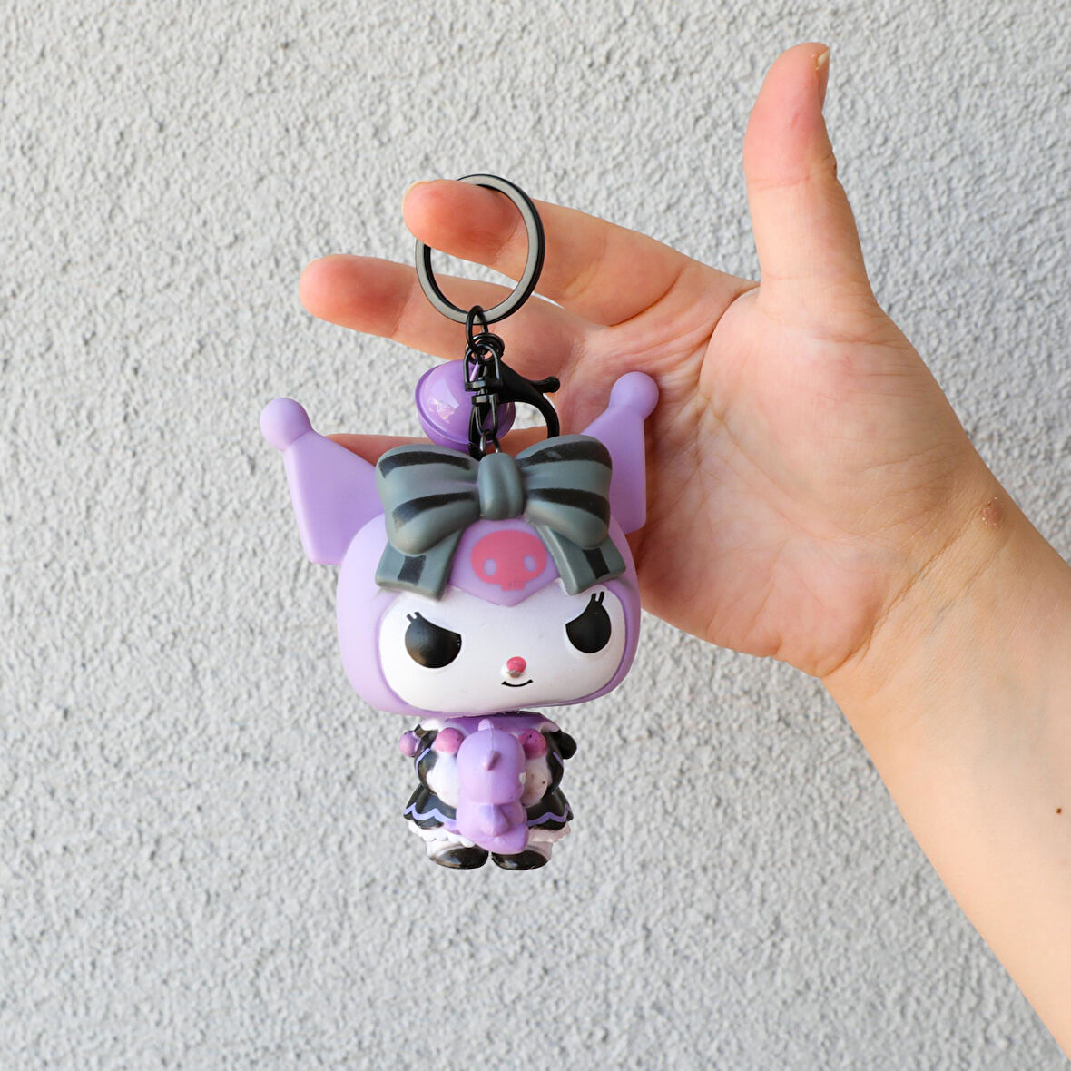 Sanrio Kuromi 3D  Figür Anahtarlık
