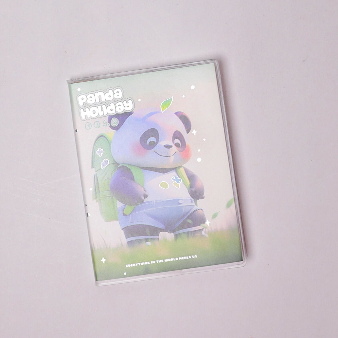 Sevimli Panda Mini Renkli Sayfalı Defter
