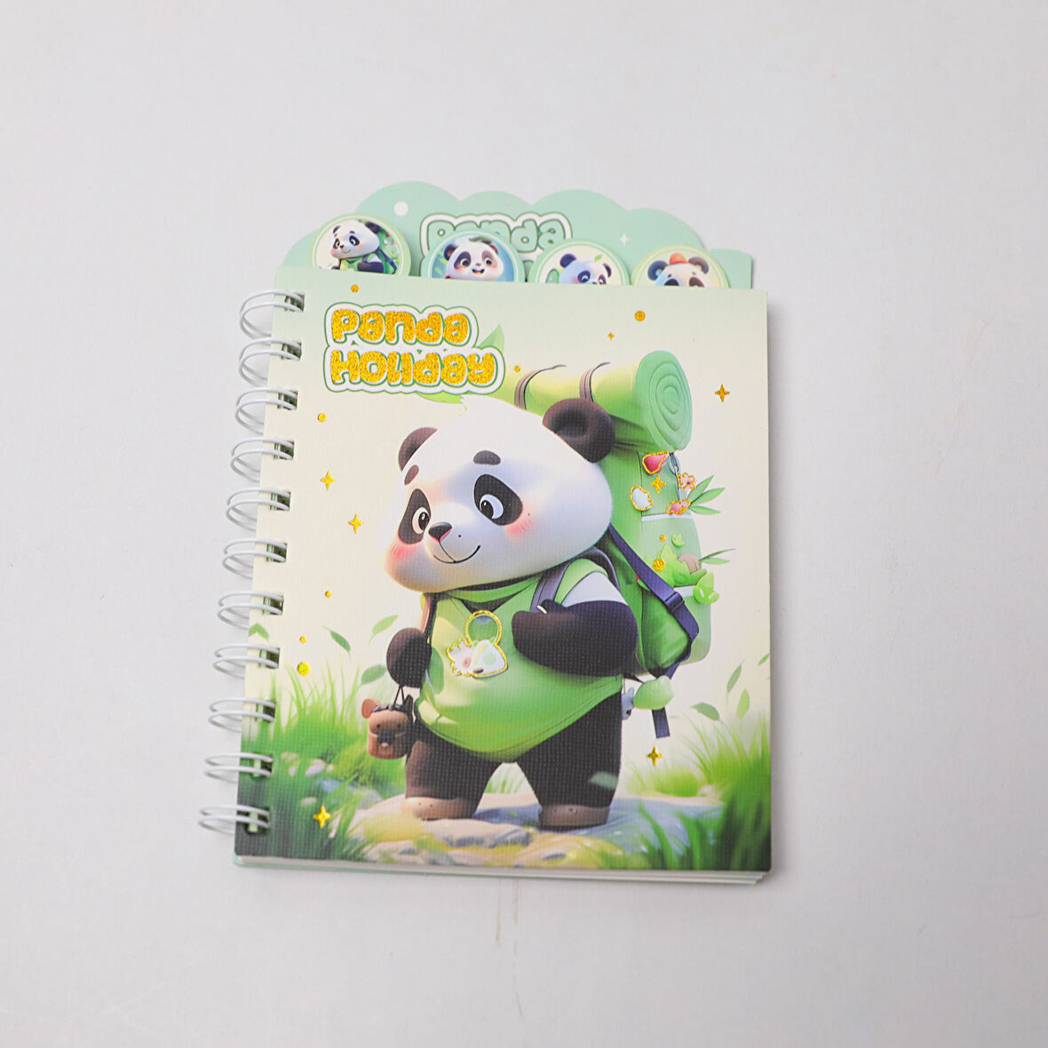 Sevimli Panda Ayraçlı Defter