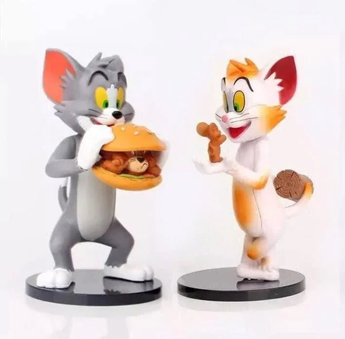 Tom & Jerry Yemek Burger Aksiyon Figürü  2  Adet