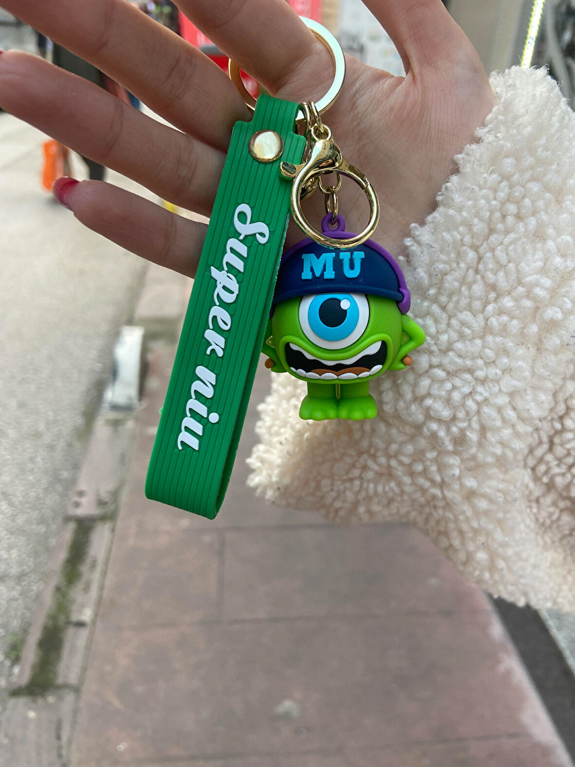 Toy Story Oyuncak Hikayesi Küçük Yeşil Adam Alien Anahtarlık Çanta Aksesuarı Süsü