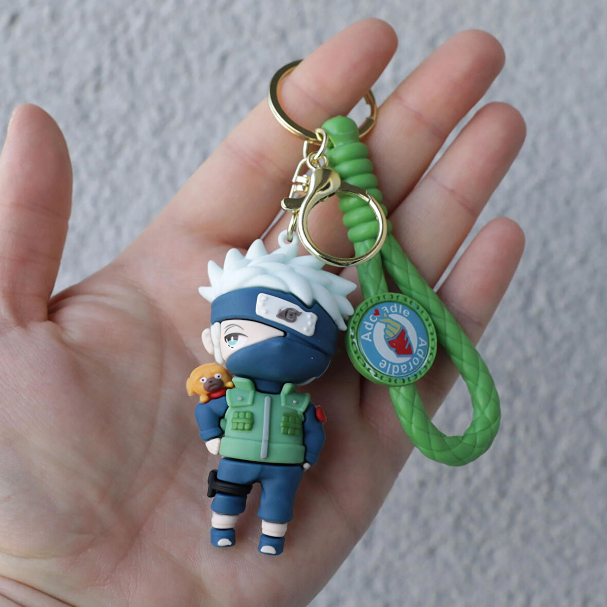 Anime Naruto Kakashi Hatake Figür Anahtarlık Çanta Aksesuarı Süsü