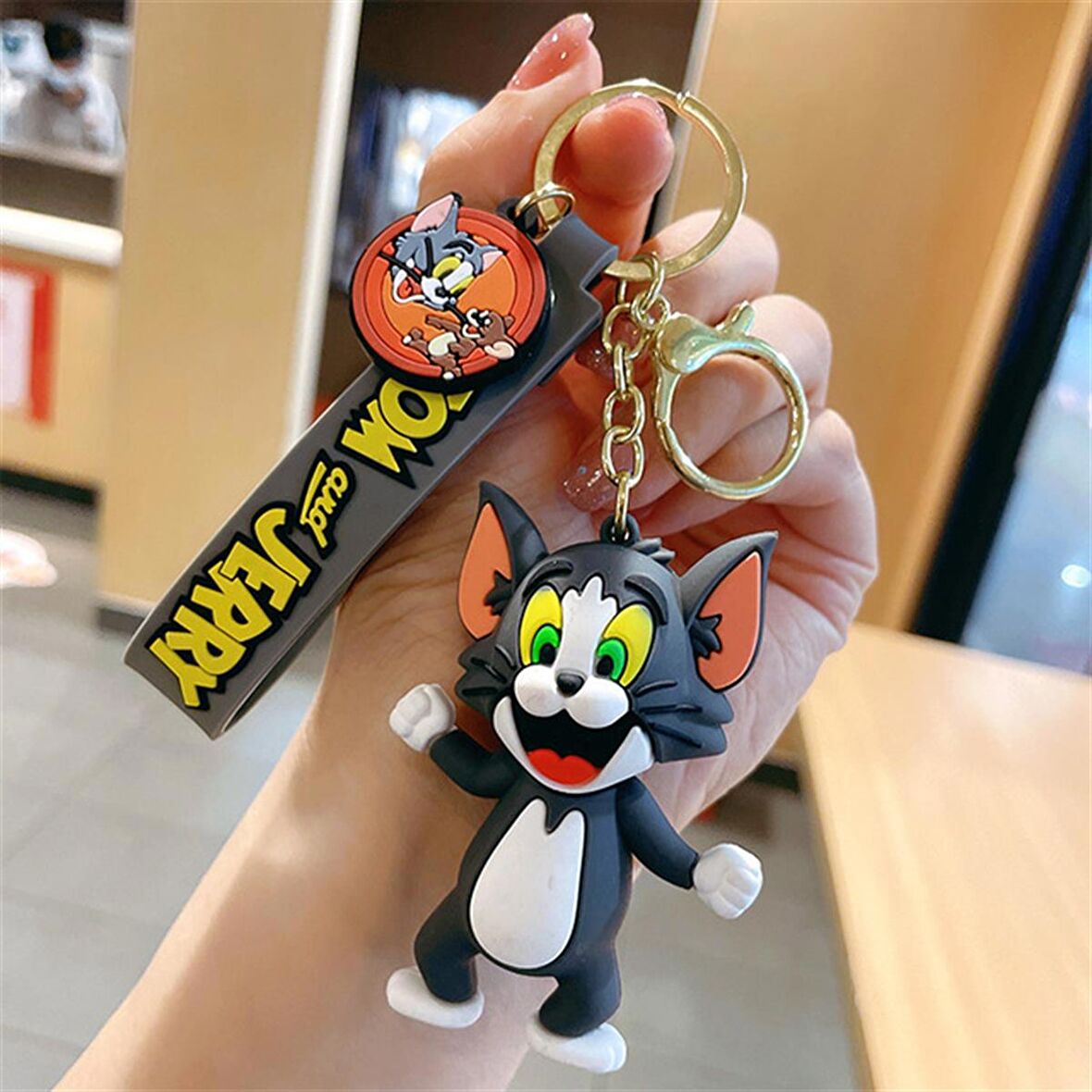 Tom Ve Jerry - Tom Anahtarlık Ve Çanta Aksesuarı