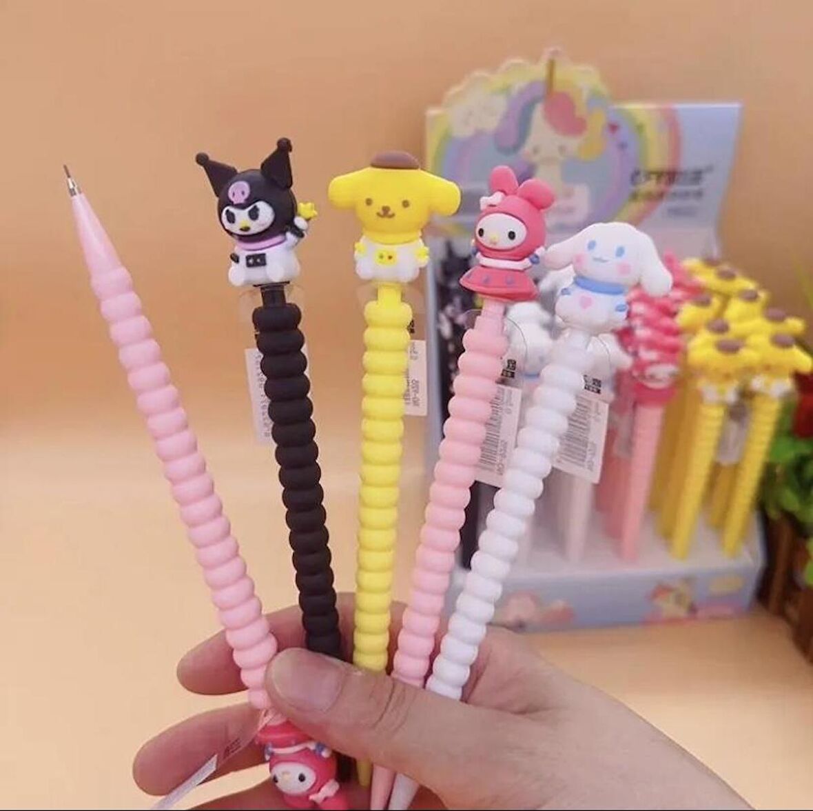 Sanrio Karakterleri 4 lü Uçlu Kalem Set