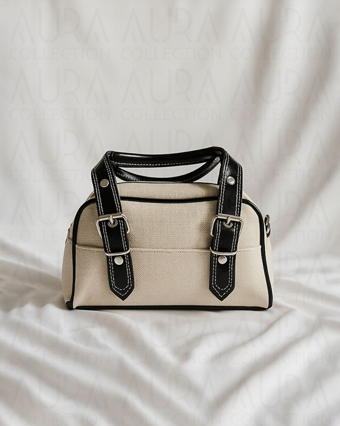 Sand Çapraz Askılı Hasır El Çantası