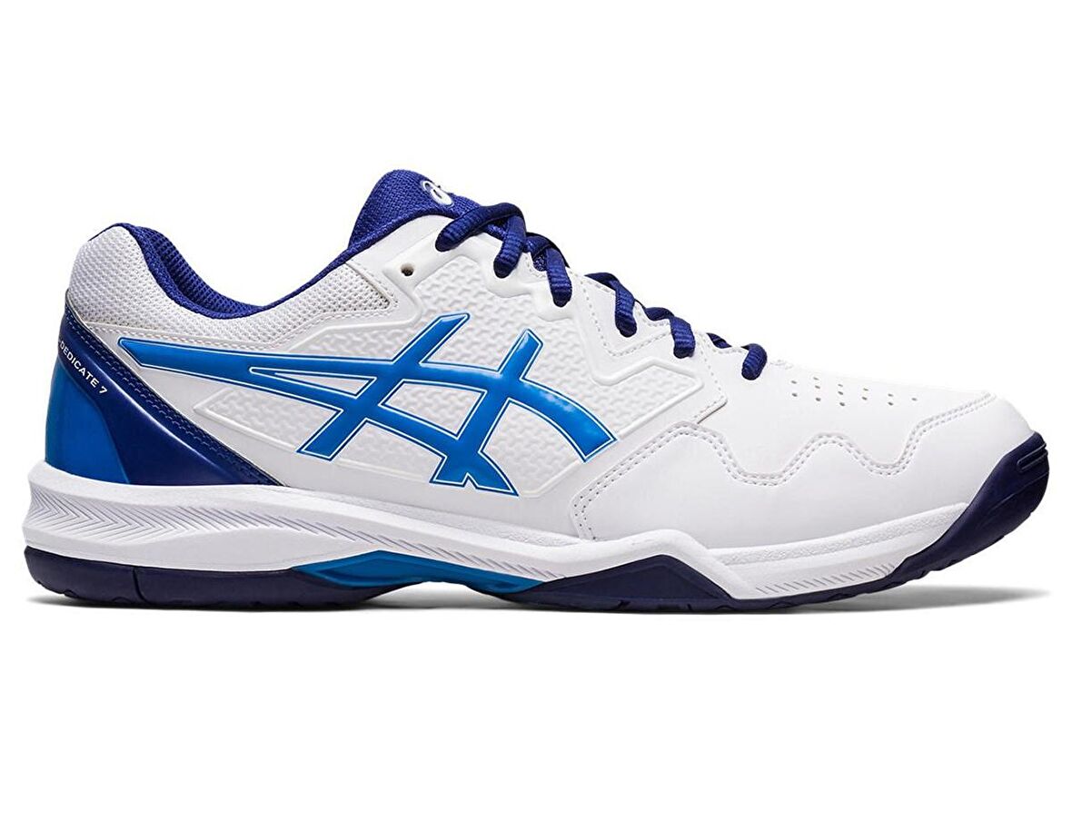 Asics Gel-Dedicate7 Erkek Mavi-Siyah TenisAyakkabı