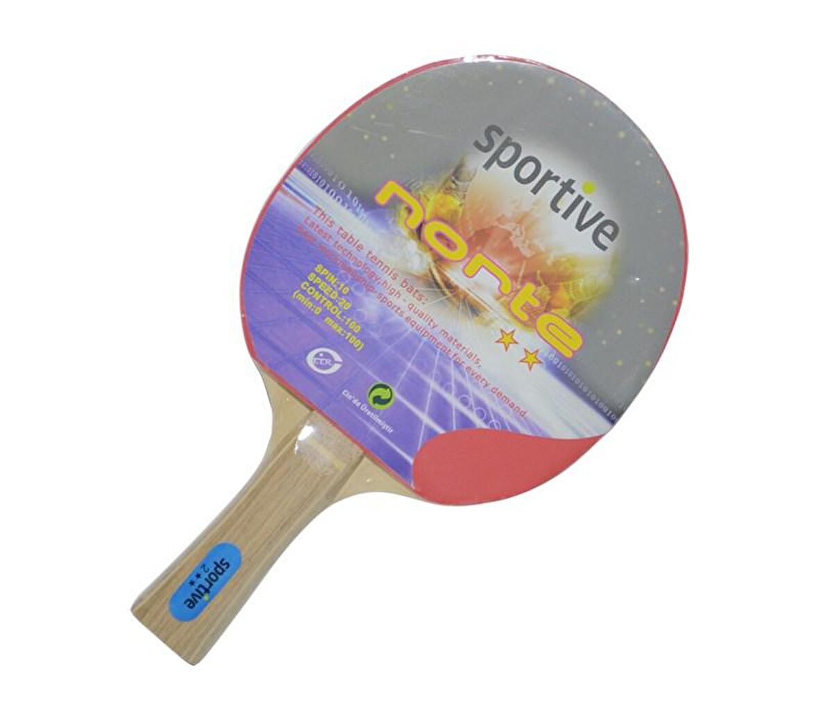 Sportive Norte 2 Yıldız Masa Tenisi Raketi