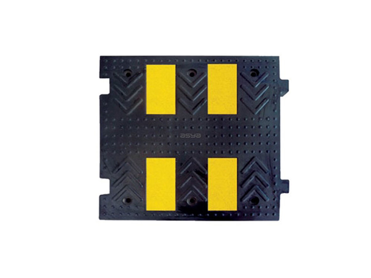 Kauçuk Hız Kesici, Yol Kasisi 50 x 50 x 4,5 cm