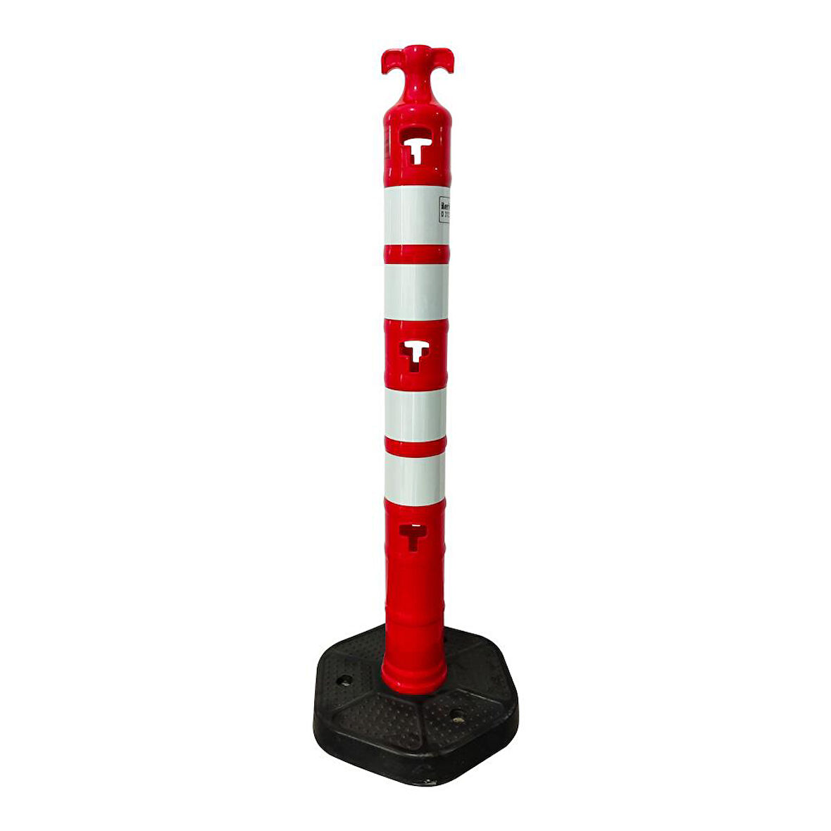 Kauçuk Ağırlıklı Plastik Yol Dikmesi 110 x 1200 mm