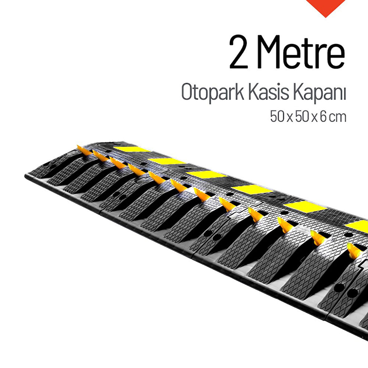 Otopark Kasis Kapanı 50 x 50 x 6 cm 2 Metre