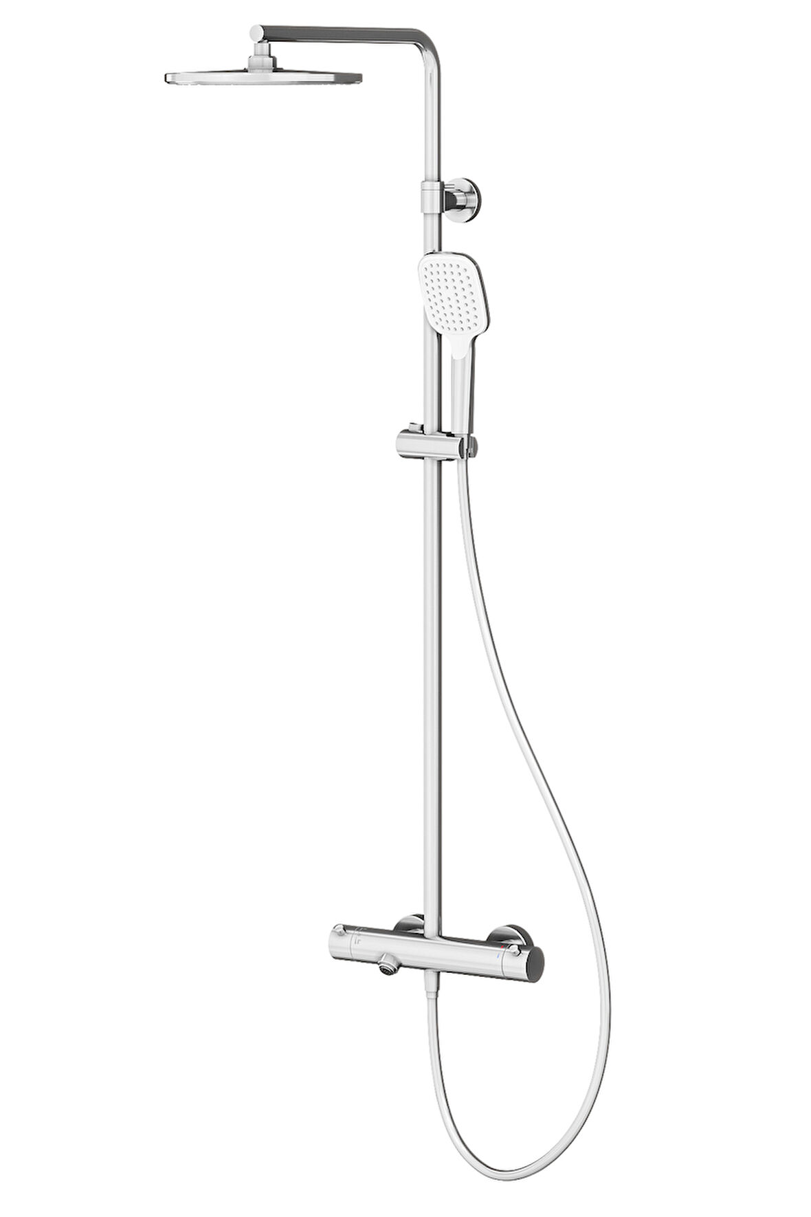 Estella Termostatik 3 Yönlü Duş Kolonu-Krom