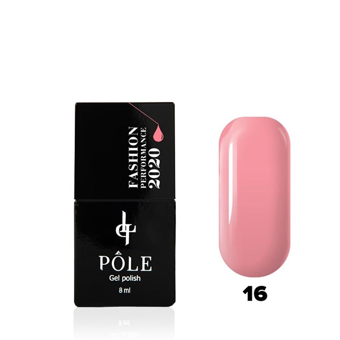 Kalıcı oje Fashion Performance 16 coral pink 8 ml.
