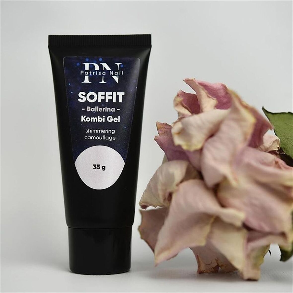 Soffit Ballerina Kombi Jel - simli açık pembe, 35gr