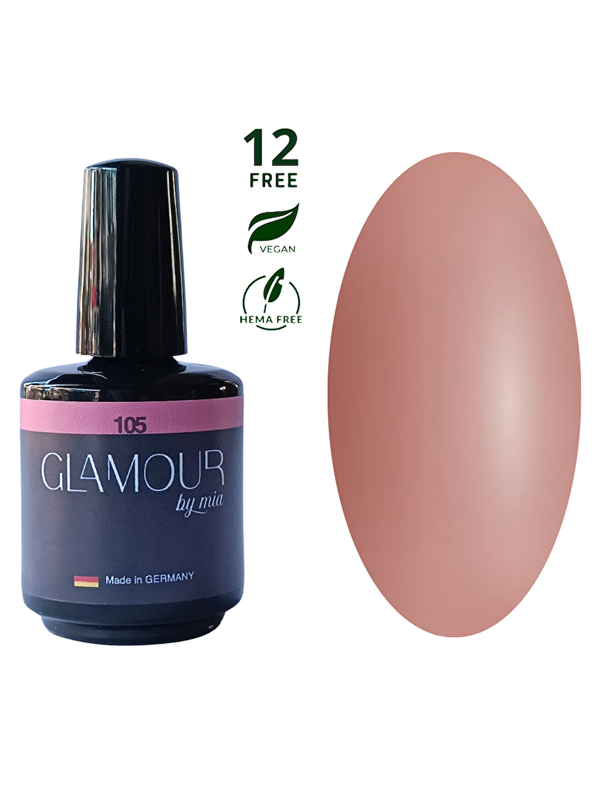 Glamour Kalıcı Oje 105