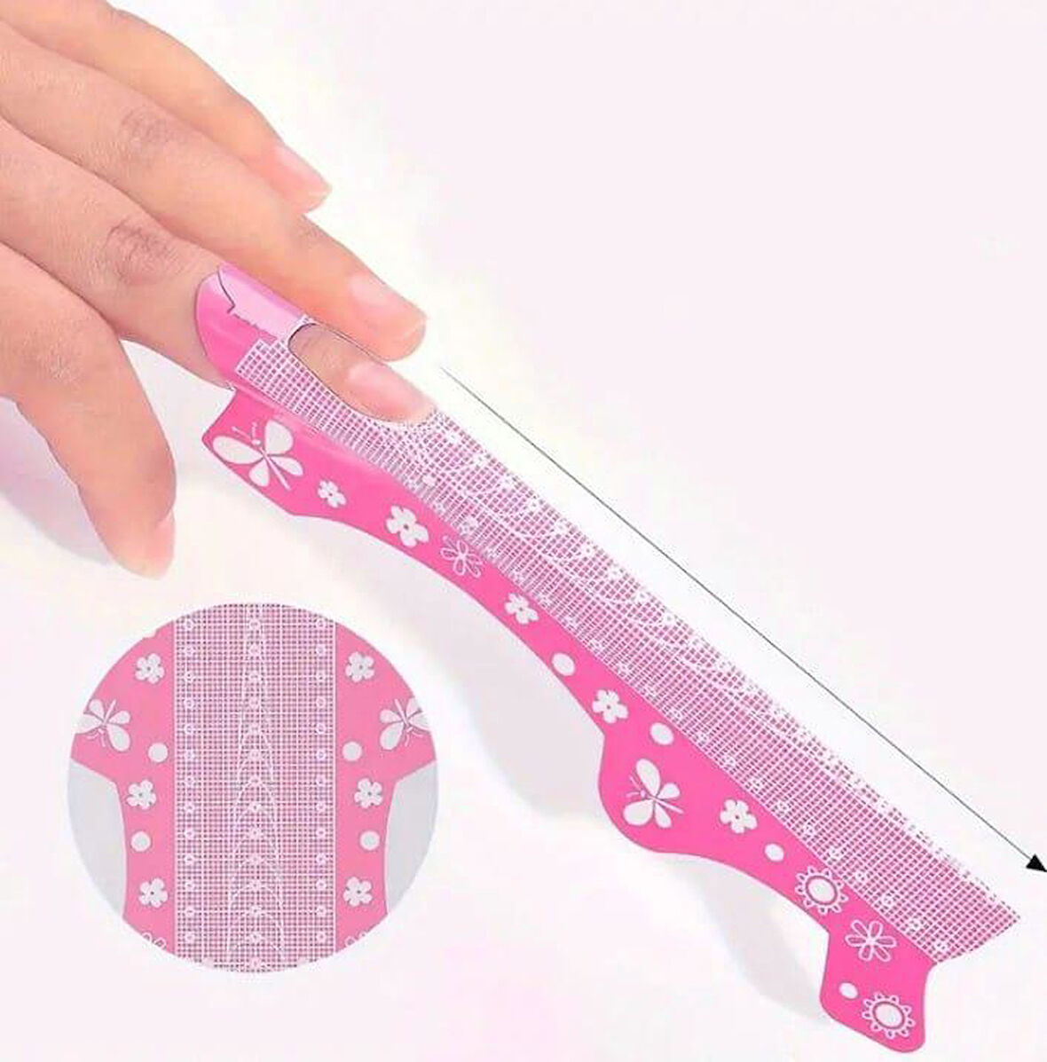 Ekstra Uzun Alt form şablonlar 10 adet - 15*8.5cm