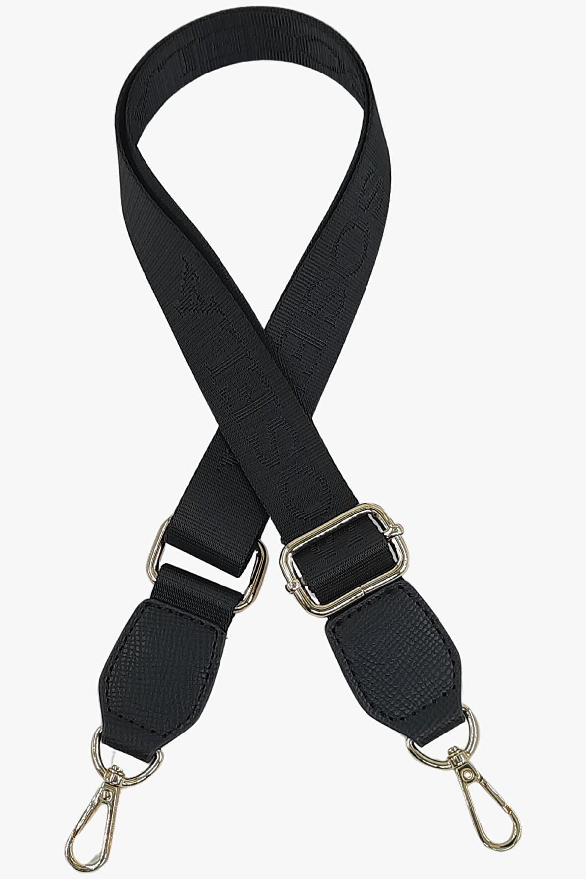 Sosela 99-90005 Siyah 4 cm Kolon Gold Askı Çanta Aksesuarı