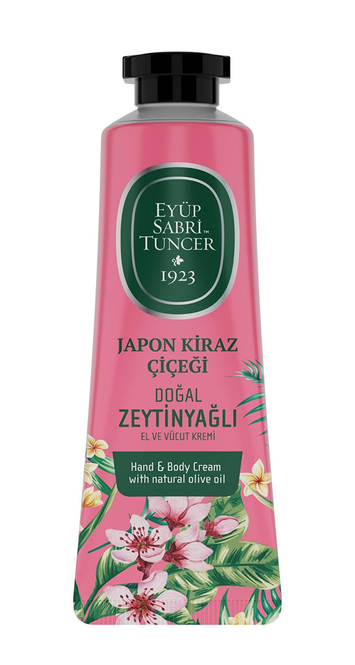 Nemlendirici E Vitaminli-Vegan Tüm Cilt Tipleri için Zeytinyağlı&Kiraz Çiçeği Kokulu Vücut Kremi 50 ml