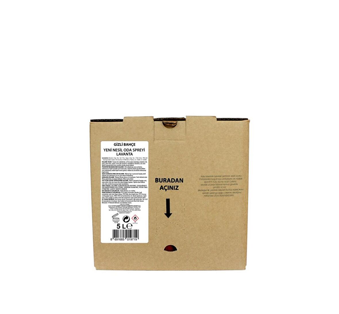 Yeni Nesil Oda Spreyi Lavanta Esintisi 5 lt - Bag 